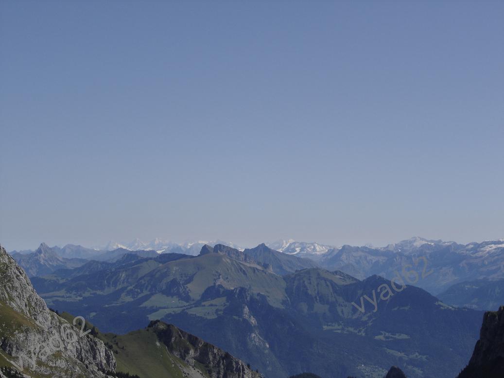 chablais - enchaînement de sommets à perte de vue